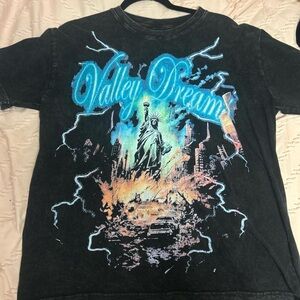 Valley Dream Black Graphic Tee